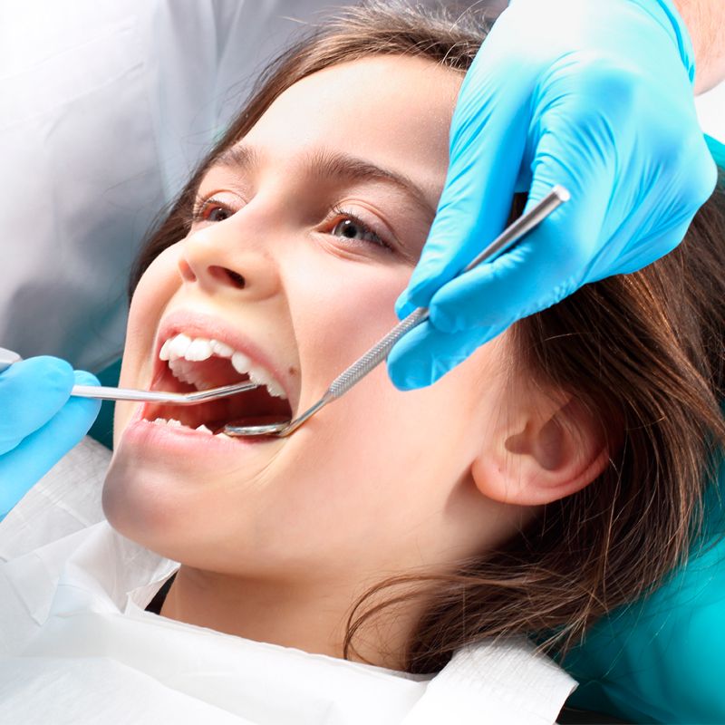 Revisión dental infantil